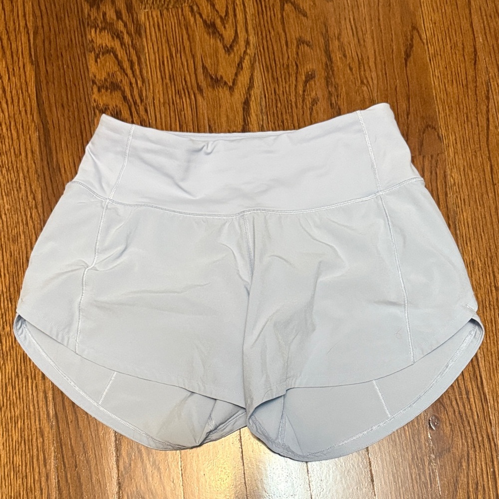 Lululemon Athletica Light Blue Athletic Shorts